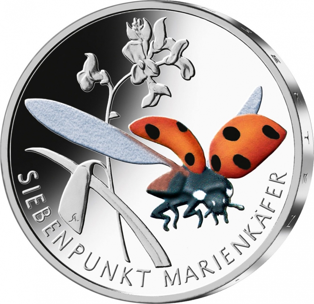 5 Euro 2023, Germany, Federal Republic, Wonderful World of Insects, Ladybug