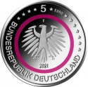 5 Euro 2021, KM# 401, Germany, Federal Republic, Climate Zones of the Earth, Polar Zone