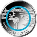 5 Euro 2020, KM# 390, Germany, Federal Republic, Climate Zones of the Earth, Subpolar Zone