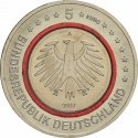 5 Euro 2017, KM# 357, Germany, Federal Republic, Climate Zones of the Earth, Tropical Zone