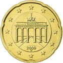 20 Euro Cent 2007-2023, KM# 255, Germany, Federal Republic