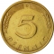 5 Pfennig 1950-2001, KM# 107, Germany, Federal Republic