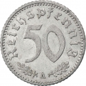 50 Reichspfennig 1935, KM# 87, Germany, Nazi (Third Reich)