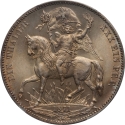 1 Thaler 1871, KM# 1230, Saxony-Albertine, John, Victory over France in the Franco-Prussian War