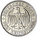 5 Reichsmark 1929, Germany, Weimar Republic, 1000th Anniversary of Meissen