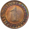 1 Reichspfennig 1924-1936, KM# 37, Germany, Weimar Republic