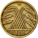 5 Reichspfennig 1924-1936, KM# 39, Germany, Weimar Republic