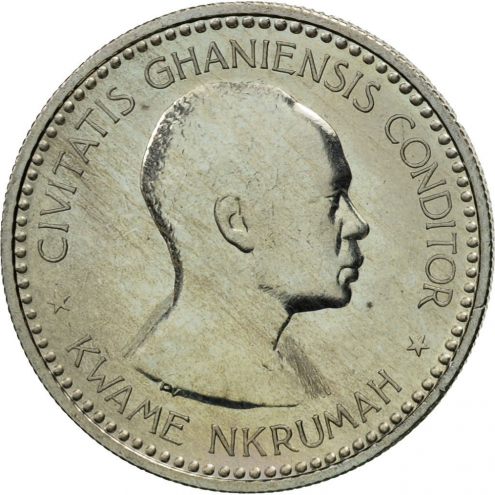1 Shilling 1958, KM# 5, Ghana