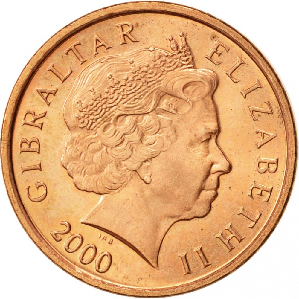 1 Penny 1998-2003, KM# 773, Gibraltar, Elizabeth II