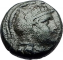 1 Dichalkon 158-149 BC, Sear# 1446, Macedon, Kingdom