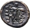 1 Trichalkon 150-101 BC, BCD# Thessaly II 898.5, Thessalian League