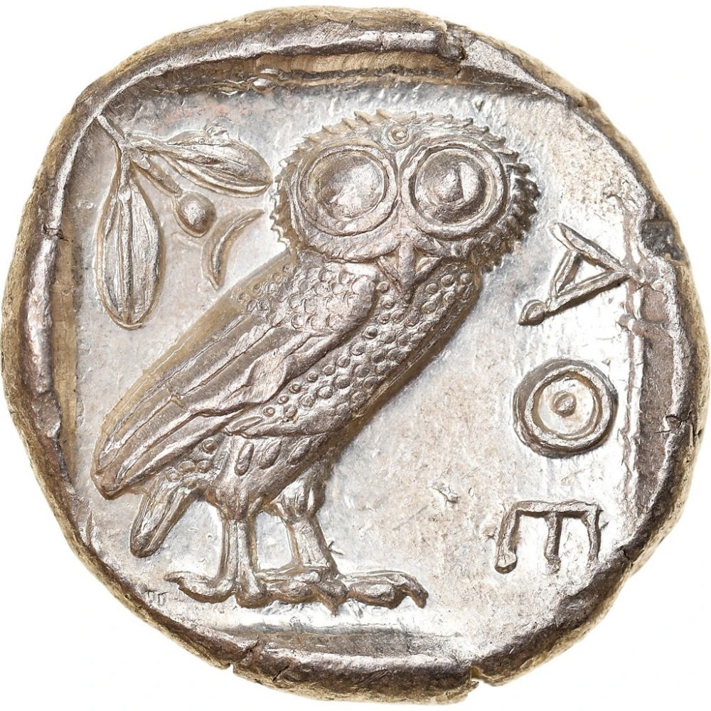 1 Drachma 1973, KM# 107, Greece, Tetradrachm (490-407 BC), Athens