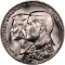 30 Drachmai 1964, KM# 87, Greece, Constantine II, Wedding of King Constantine II of Greece and Princess Anne-Marie of Denmark, BФ on top of shoulder