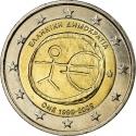 2 Euro 2009, KM# 227, Greece, 10th Anniversary of the European Monetary Union and the Introduction of the Euro