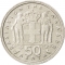 50 Lepta 1954-1965, KM# 80, Greece, Paul