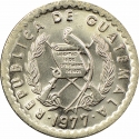 10 Centavos 1976-2009, KM# 277, Guatemala