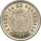 25 Centavos 1977-2000, KM# 278, Guatemala, KM# 278.2 - Wide rim