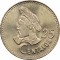 25 Centavos 1977-2000, KM# 278, Guatemala, KM# 278.4 - Narrow rim