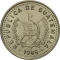 5 Centavos 1977-2010, KM# 276, Guatemala, KM# 276.3: Obverse: Different image detail.