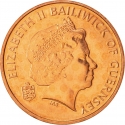 2 Pence 1999-2012, KM# 96, Guernsey, Elizabeth II