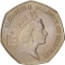 50 Pence 1985-1997, KM# 45.1, Guernsey, Elizabeth II