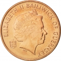 1 Penny 1998-2012, KM# 89, Guernsey, Elizabeth II