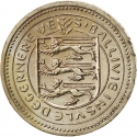 1 Pound 1983, KM# 39, Guernsey, Elizabeth II