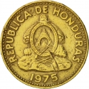 5 Centavos 1975-1989, KM# 72.2a, Honduras