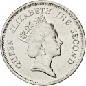 1 Dollar 1987-1992, KM# 63, Hong Kong, Elizabeth II
