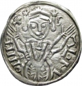 1 Denier 1063-1074, Huszar# 15, Hungary, Solomon