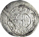 1 Denier 1063-1074, Huszar# 15, Hungary, Solomon