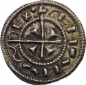 1 Denier 1116-1131, Huszar# 45, Hungary, Stephen II
