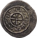 1 Denier 1116-1131, Huszar# 45, Hungary, Stephen II
