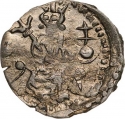 1 Denier 1301-1305, Huszar# 434/a, Hungary, Wenceslaus III