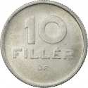 10 Fillér 1950-1966, KM# 547, Hungary