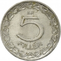5 Fillér 1948-1951, KM# 535, Hungary