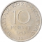 10 Forint 1948, KM# 538, Hungary, 100th Anniversary of Hungarian Revolution of 1848, István Széchenyi