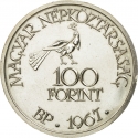 100 Forint 1967, KM# 579, Hungary, 85th Anniversary of Birth of Zoltán Kodály