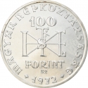 100 Forint 1972, KM# 597, Hungary, 1000th Anniversary of Birth of King Stephen I