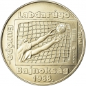 100 Forint 1988, KM# 665, Hungary, 1990 Football (Soccer) World Cup in Italy