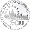 1000 Forint 1995, KM# 720, Hungary, Integration into the European Union, Parliament of Budapest