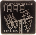 1000 Forint 2012, KM# 840, Hungary, Hungarian Explorers and Their Inventions, MASAT-I