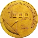 1000 Forint 2002, KM# 766, Hungary, Message
