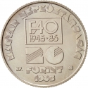 20 Forint 1985, KM# 653, Hungary, Food and Agriculture Organization (FAO), 40th Anniversary of the Foundation