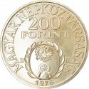 200 Forint 1976, KM# 606, Hungary, 200th Anniversarry of Birth of Francis II Rákóczi