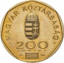 200 Forint 2000, KM# 745, Hungary, Third Millennium
