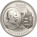2000 Forint 2017, KM# 922, Hungary, 150th Anniversary of the Austro-Hungarian Compromise of 1867