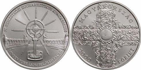 2000 Forint Hungary 2021, Adamo# EM428 | CoinBrothers Catalog