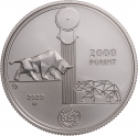 2000 Forint 2020, Adamo# EM398, Hungary, 30th Anniversary of the Budapest Stock Exchange