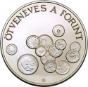 2000 Forint 1996, KM# 717, Hungary, 50th Anniversary of the Forint